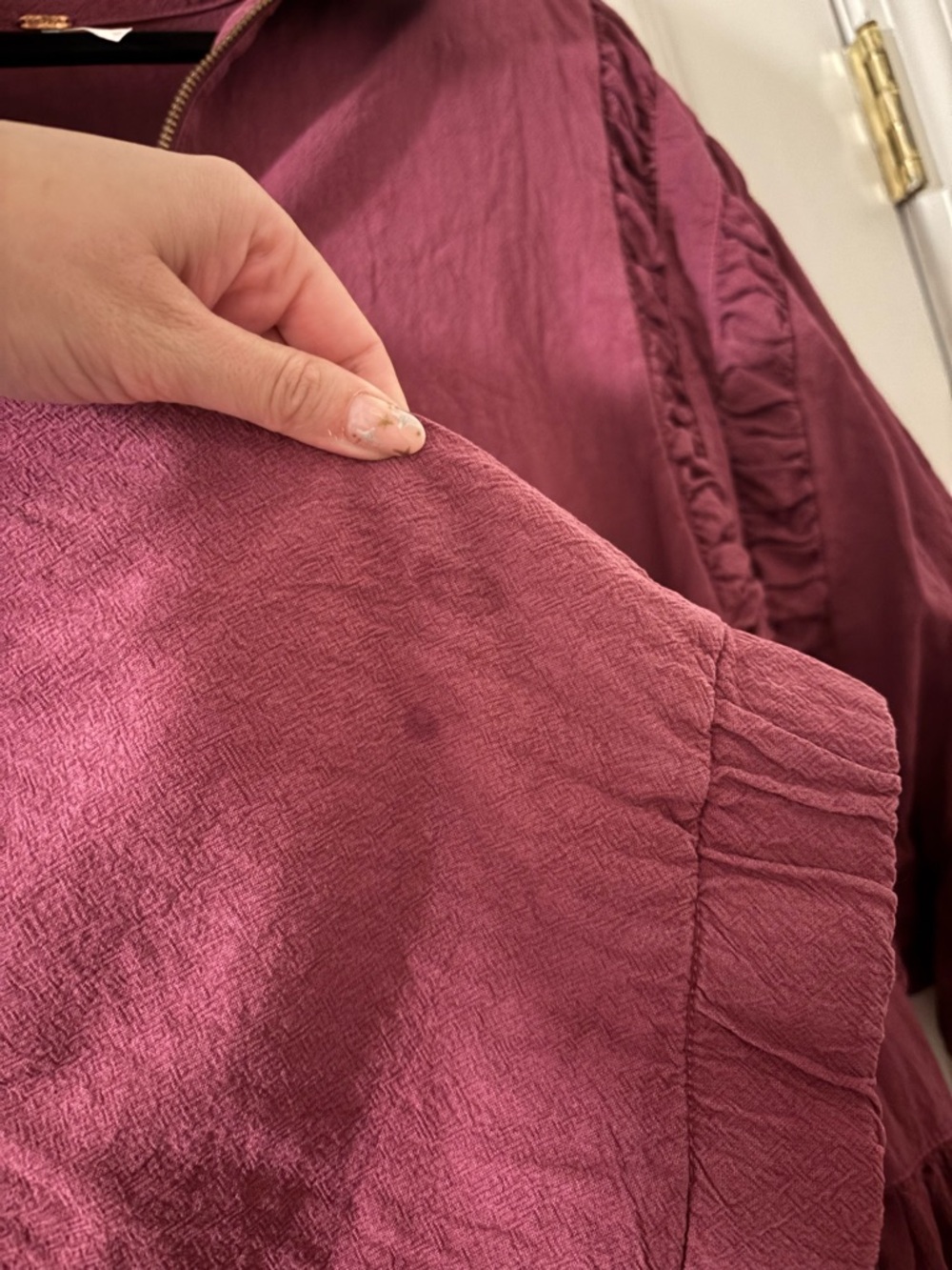 FREE PEOPLE | Hampton Mini Dress Plum - Picture 5 of 6